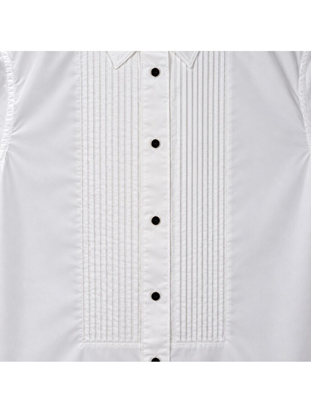 J.Crew White Slim-Fit Poplin Tuxedo Shirt - 4 - Picture 3 of 7